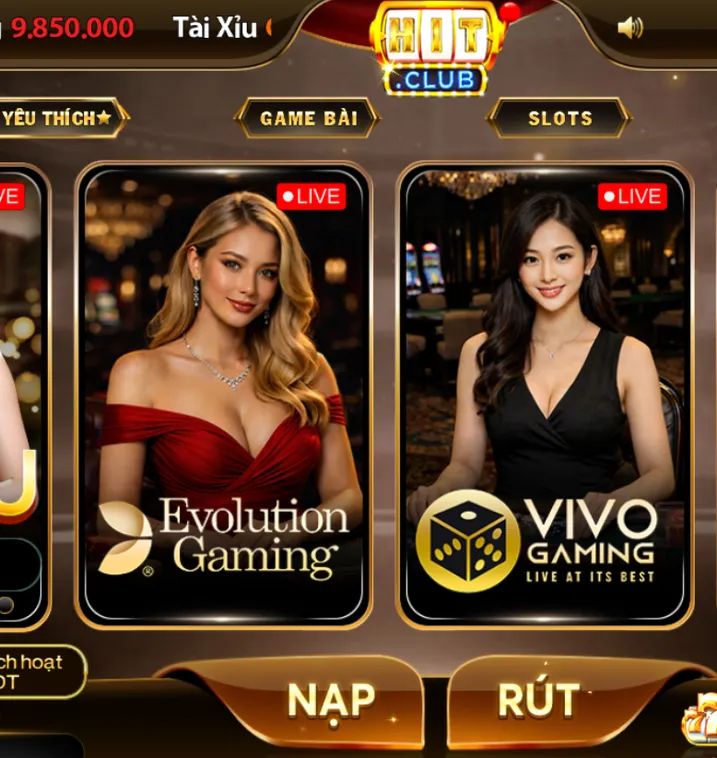 LiveStream Casino HitClub Trải Nghiệm Sòng Bài Trực Tuyến Đẳng Cấp Nhất Hiện Nay