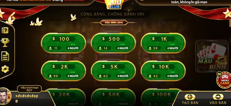 Mậu Binh Tại HitClub Đỉnh Cao Chiến Thuật Sắp Xếp Bài Đổi Thưởng