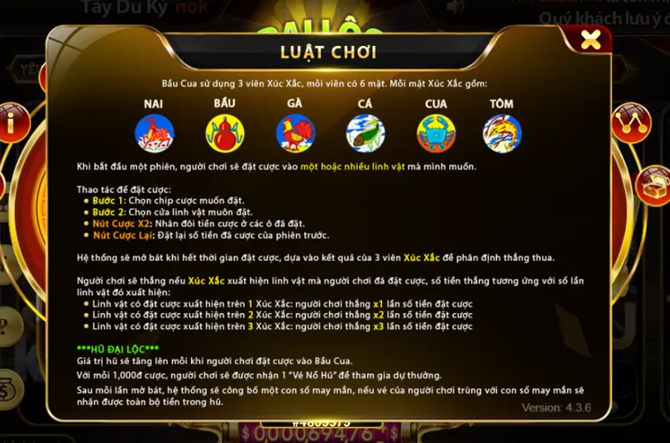 Minigame Bầu Cua Mini Tại HitClub Chơi Nhanh Thắng Lớn Với Tỷ Lệ Ăn Thưởng 2026