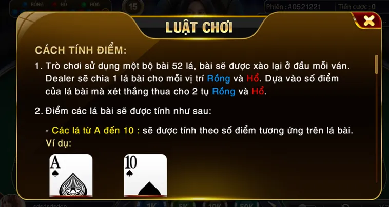 Rồng Hổ Tại HitClub Trò Chơi Cá Cược Tốc Độ Nhận Thưởng Cực Nhanh