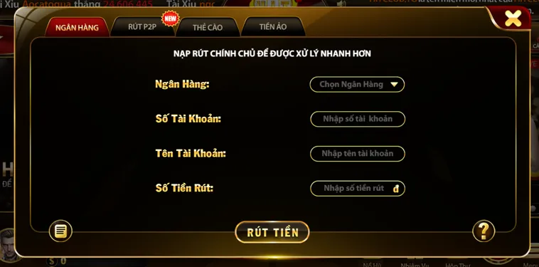 Hướng Dẫn Cách Rút Tiền HitClub Về Ngân Hàng Nhanh Gọn Trong 3 Phút