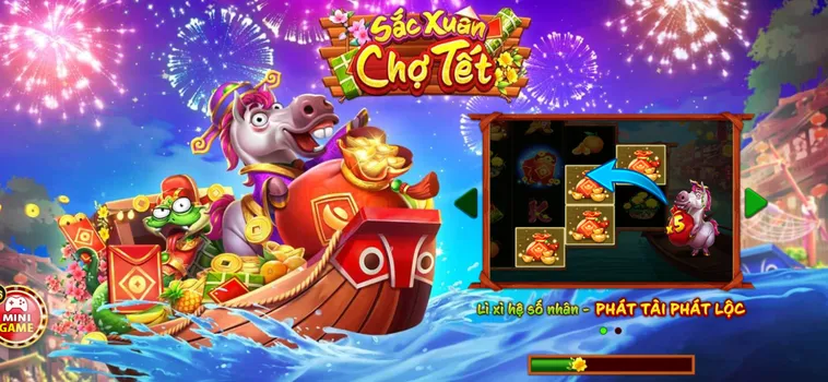 Rộn Ràng Nổ Hũ Sắc Xuân Chợ Tết Tại HitClub Đón Lộc Đầu Năm Cực Khủng