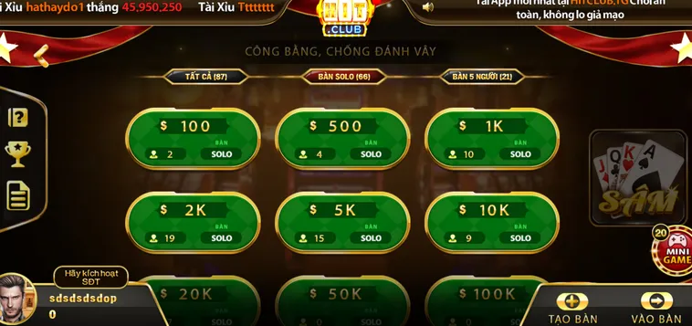 Sâm Lốc Tại HitClub Đỉnh Cao Game Bài Đổi Thưởng Uy Tín Nhất Năm 2026