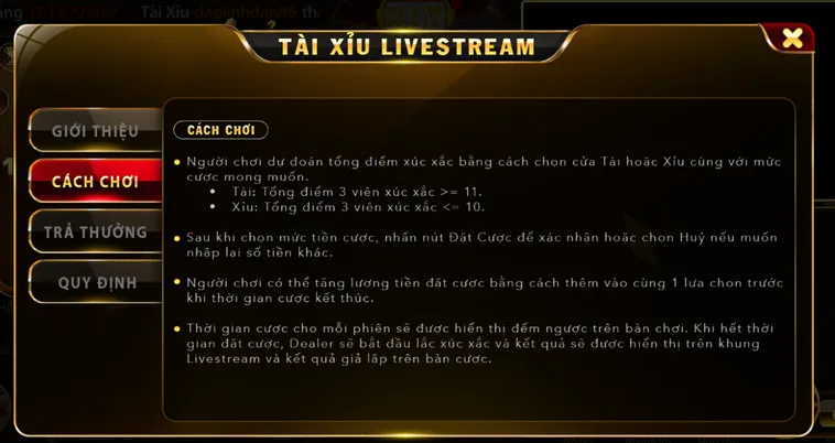 Tài Xỉu Livestream Tại HitClub Trải Nghiệm Đặt Cược Trực Tiếp Đẳng Cấp 5 Sao