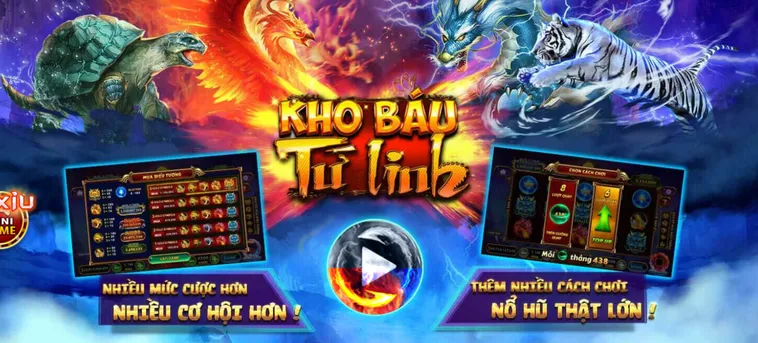 Chinh Phục Nổ Hũ Kho Báu Tứ Linh Tại HitClub Săn Thưởng Cực Khủng