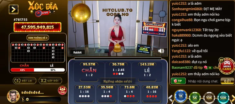 Xóc Đĩa Livestream Tại HitClub Trải Nghiệm Sòng Bài Trực Tuyến Đẳng Cấp